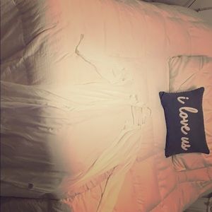 Long white Cardigan
